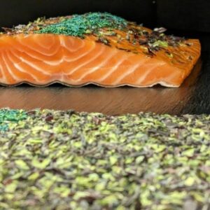 Saumon fumé, Iode et trio d'algues - Tranchage scandinave -100 G