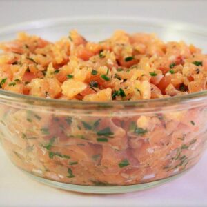 Le tartare aux 3 saumons - 150 G
